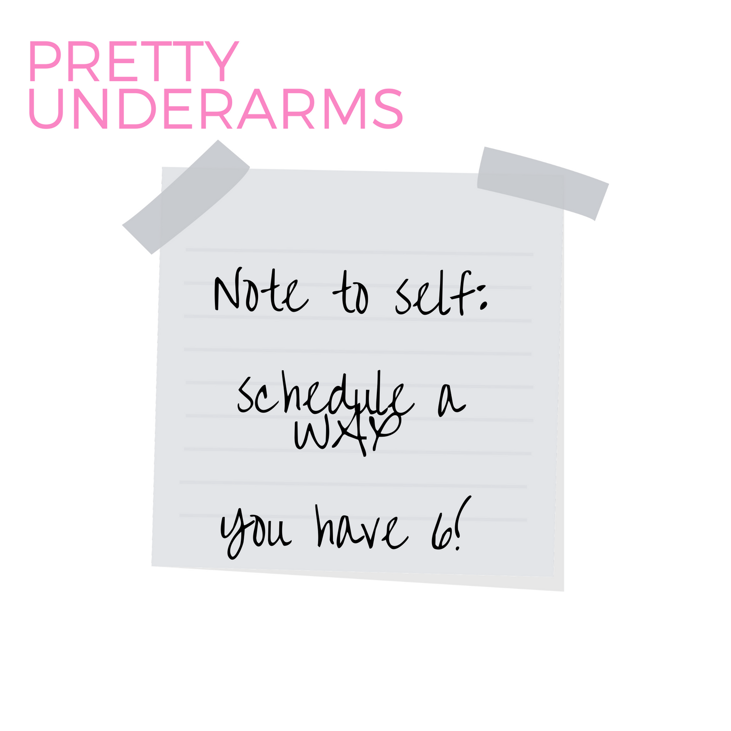 Pretty Underarm Wax Package